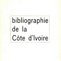Bibliographie de la Côte d&#039;Ivoire