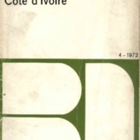 Bibliographie de la Côte d&#039;Ivoire 4-1972